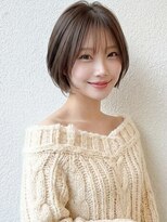 カバーヘア ブリス 川口(COVER HAIR bliss)&nbsp;ミルクティーベージュ小顔レイヤーショートボブA12川口30代40代