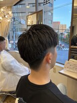 シュヴー 築地(CHEVEUX)&nbsp;【築地】多毛さんにオススメ高めツーブロック