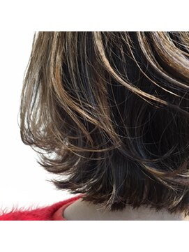 ナンバースリー 溝の口店(Number Three) モテ愛されブラウンアッシュ系ミディ【N°３ 溝の口店】