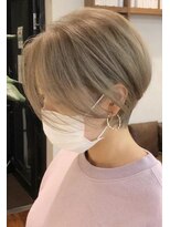 ネックス 表参道本店(nex)&nbsp;nex表参道 ブロンド　ベージュ　グレージュ　ショート