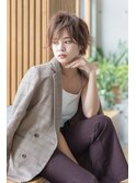 【Totia元町・三宮】大人スパイキーショート×カーキアッシュ