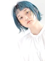 アッシュ 下北沢店(Ash)&nbsp;『ソフトディープブルーボブ』下北沢店