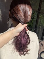 ヘアースタジオ エフ(Hair studio f) ピンクブラウン×ラベンダーピンクby平松