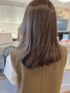 アンカーデイズ(Anchor Days) チョコレートブラウン セミロング/ブラウンベージュ/ツヤ