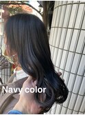 REAL SALON WORK～ネイビーカラー