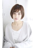 美フォルムコンパクトショートボブ