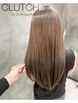 クラッチバイシオンアグリゲイト(CLUTCH by Zi-on aggregate) グレージュブラウン/グレージュアッシュ★