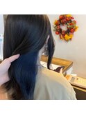 【ダブルカラー】ブルーカラー/インナーカラー