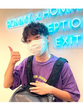 ロミーオム 本厚木(ROMMY. Homme) 【スパイラルミックスパーマ】マッシュ　簡単スタイリング☆