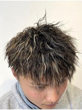 ミューズ 新浦安店(HAIR&NAIL MUSE) ツイストパーマハイライトツーブロックマッシュパーマ