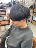 マッシュ　刈り上げ　メンズカット　眉カット