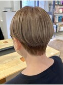 ショートパーマショートカット前髪あり前髪なし20代30代40代