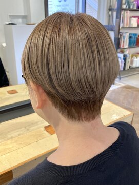 ファイブシーン アオヤマ(5SCENE AOYAMA) ショートパーマショートカット前髪あり前髪なし20代30代40代