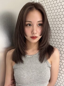 ザクザクレイヤーカット巻き方簡単ロング韓国アイドル表参道渋谷
