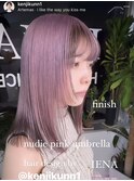 ピンクグラデーション　シルポワレはわか