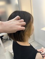 ラナンバイシダ(ranan by sida)&nbsp;イヤリングカラーベージュ20代30代ショートボブ/デザインカラー