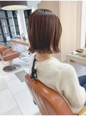 外ハネボブ　自由が丘　美容室　インナーカラー　髪質改善　韓国