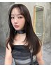 カット＋トリートメント / ￥8000 [韓国ヘア/レイヤーカット/ハッシュカット］