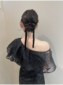 結婚式×ふわふわシニヨン