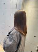 髪質改善 ダークブラウン 艶髪アッシュ