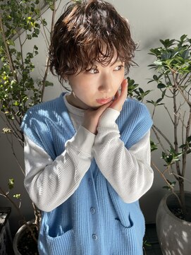 トイロ 中目黒(Toiro) ショートパーマ/くるくるパーマ/外国人風パーマ【大毛亮佑】