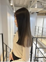 20代30代40代髪質改善カラーグレージュ艶感ロブヘアー