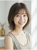 ☆20代30代40代　大人ナチュラルレイヤーショートボブ☆