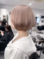 キング 枚方店(K!ng)&nbsp;ハイライトカラーミルクティーベージュレイヤーカット