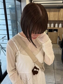 エヌ 河原町(enu) ベージュボブ/森武/enu河原町/京都美容室