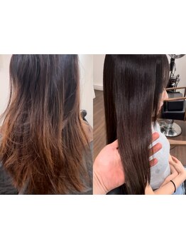 髪質改善、縮毛矯正ならお任せ！通うたびにツヤのある健康的な髪へと仕上がります☆【縮毛矯正/髪質改善】