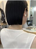 切りっぱなしボブ/ナチュラルボブ