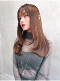 【Lloyd 大宮】チョコレートブラウン×内巻きロング