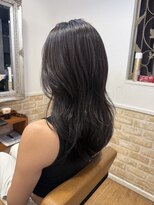 カミケン 黒岩店　kamiken・&nbsp;暗髪でも垢抜け◎透黒カラー×レイヤー【カミケン黒岩店/福島】