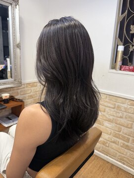 カミケン 黒岩店　kamiken・ 暗髪でも垢抜け◎透黒カラー×レイヤー【カミケン黒岩店/福島】