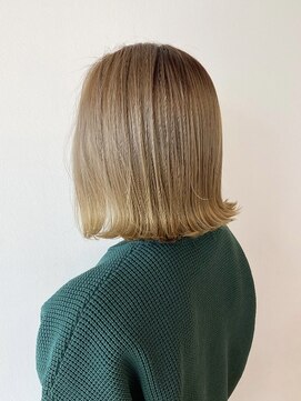 ファースト 長町店(first) ミルクティーベージュ/イエロー/裾カラー/エンドカラー