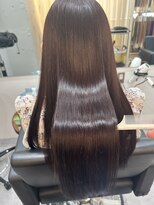 ベンジー 香椎店(benji)&nbsp;ケアカラー、マロンベージュ＋髪質改善トリートメント