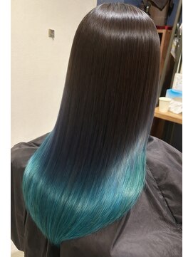 【ブリーチ】グラデーションカラー＋METEO