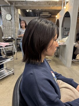 髪質改善/縮毛矯正/レイヤーボブ/ショートボブ