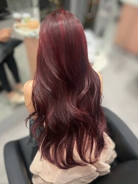 ワン バイ ジエクト(One by The Ect) 髪質改善カラー/モーヴピンク/バーガンディ/梅田