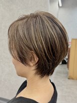 ヘアサロン ドットプラス 町田店(dot. plus)&nbsp;大人ショート白髪ぼかし【フジタアヤコ】
