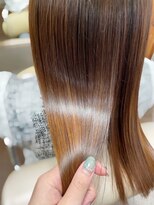 グロウバイデジール(GLOW by Desir)&nbsp;髪質改善メテオ×オレンジブラウン