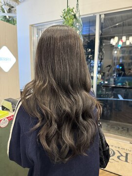 バーチ ウシワカマル(BIRCH ushiwakamaru) ロング巻髪オリーブカラー