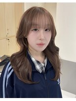 ガリカ シーム(Gallica/SEAM)&nbsp;【YUI】透明感マロンベージュカラー/ブリーチ/ハイトーン