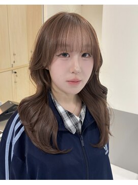 ガリカ シーム(Gallica/SEAM) 【YUI】透明感マロンベージュカラー/ブリーチ/ハイトーン