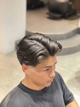 グルーマーズトウキョウ 渋谷店(GROOMER/S TOKYO) ラフカール 刈り上げセンターパート リバースセンターパート