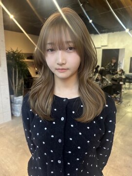 コト 福井大和田店(coto) 福井レイヤー艶髪髪質改善トリートメント艶カラーブリーチ顔周り