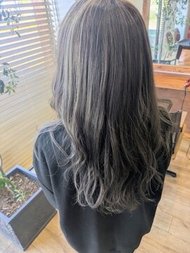 リンクプラス(LINK+) パールグレーコントラストハイライトカラー大丈夫