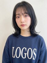 オルク 札幌大通(Orque)&nbsp;20代30代小顔レイヤーカット春◎くびれミディ暗髪艶髪