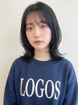 オルク 札幌大通(Orque) 20代30代小顔レイヤーカット春◎くびれミディ暗髪艶髪