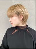 ハンサムショート/丸みショートボブ/20代30代40代50代/顔周り